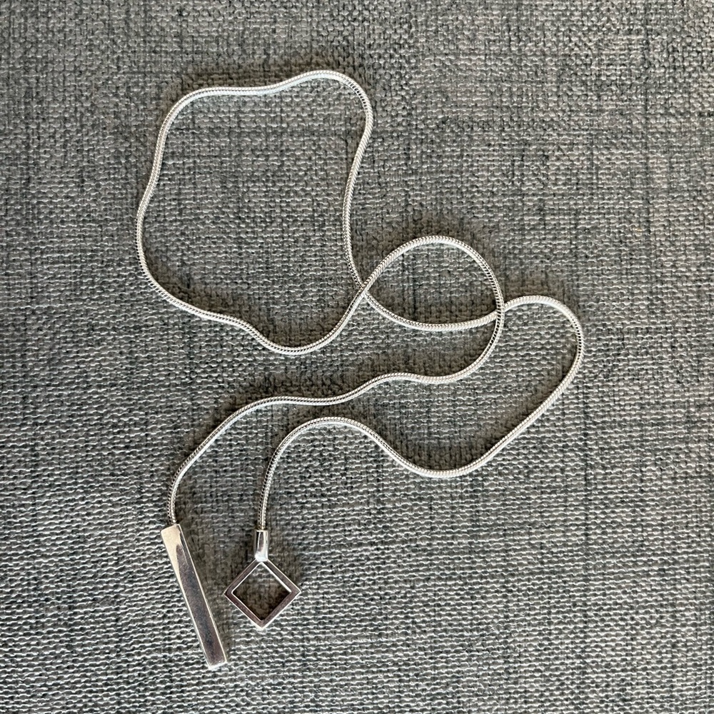 Beautiful silver necklace